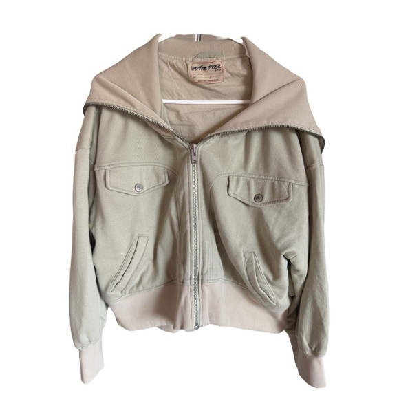Free People Addison Zip Up Sweatshirt Jacket - NWOT - Picture 6 of 7